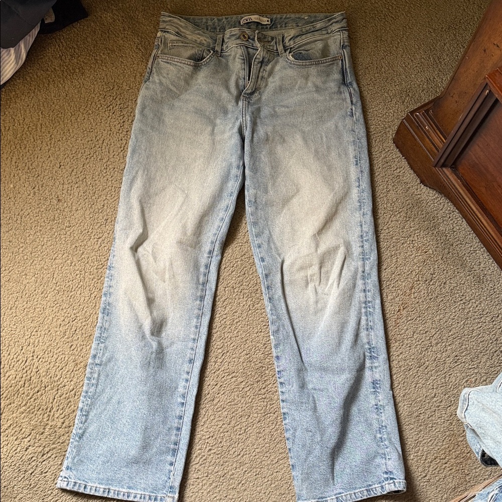 Zara Light Blue Denim Jeans